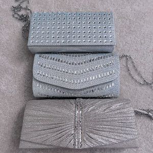 Bundle of 3 glam clutches